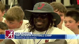 Alabama's Ian Jackson returns to Prattville to host football camp