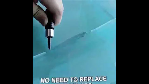Multi-function Glass Repair Agent is used to repair small cracks and breaks in glass