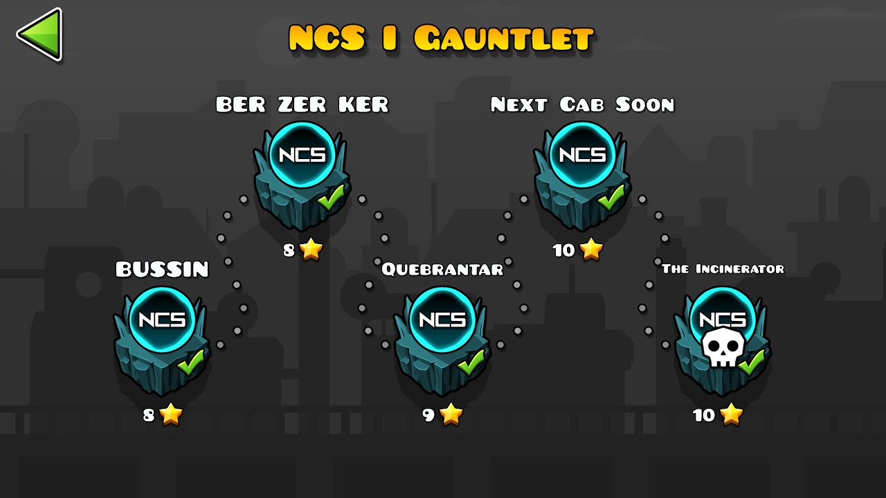 [Geometry Dash] NCS I Gauntlet (All Coins) - YouTube