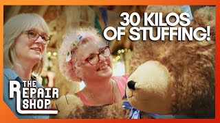 The BIGGEST Teddy the Shop has Ever Seen Needs 30 Kilos of Stuffing! | The Repair Shop
