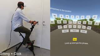 Gaze Typing in Virtual Reality: Impact of Keyboard Design, Selection Method, and Motion