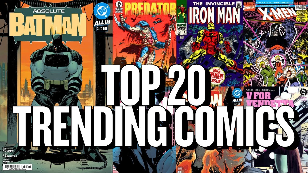 Абсолютный Бэтмен и винтажные ключи занимают лидирующие позиции в топ-20 популярных комиксов на K...