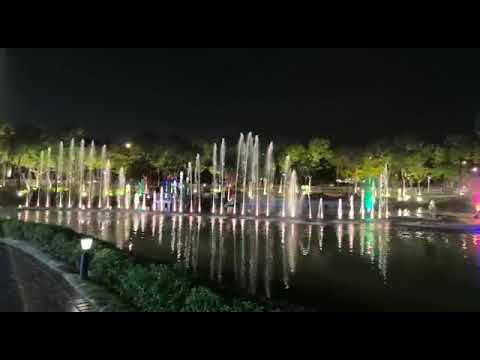 D Network Setia Eco Park musical fountain 💗 - YouTube