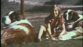 Dogs and Kids at the Cabin - 8mm Home Movie 1972