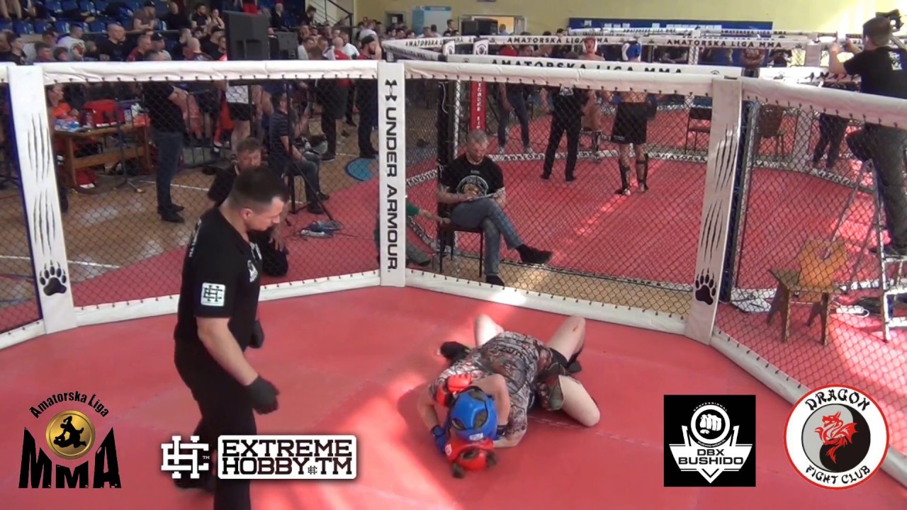 Puchar Polski MMA 2018 Kadet +66 kg Lisiecki N vs Kucharski P - YouTube