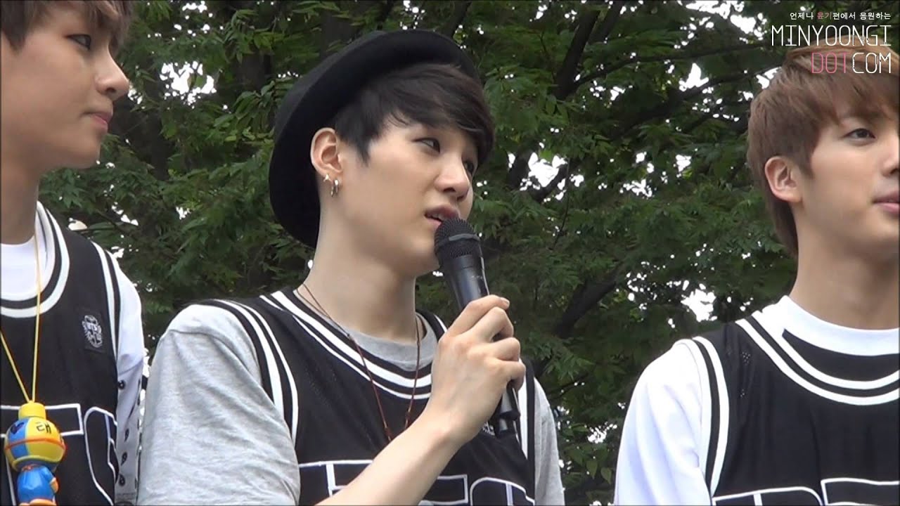 130616 방탄소년단 인기가요 팬미팅 SUGA 윤기