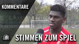 Mohamed Toure (Berliner AK 07) und Gökhan Senol (Füchse Berlin ...