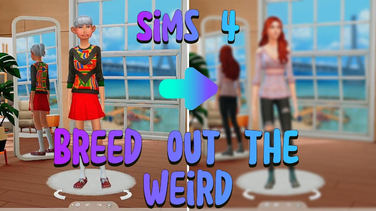 Sims Inbreeding Sims 4 Breed out the weird Challenge - YouTube