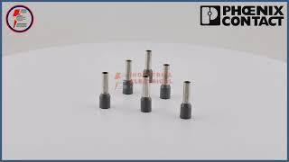 Phoenix Contact 3200535 Ferrule Connector 12AWG Copper Female Insulated Gray