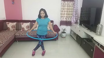 Simple Hula Hoop tricks - Smear Hoop trick part1 tutorial