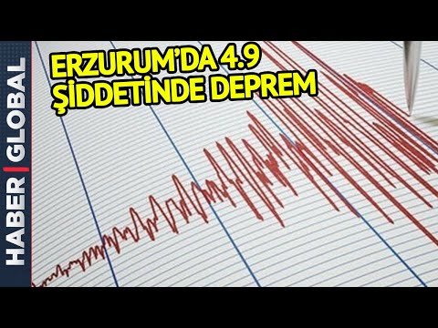 Erzurum'da 4.9'luk Deprem! Bölgeden Çok Kritik Bilgiler