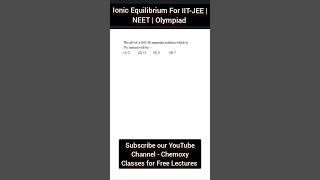 pH Calculation | WA + WB | #ionicequilibrium #equilibriumchemistry #neet #jee #jeebatch #neetbacklog