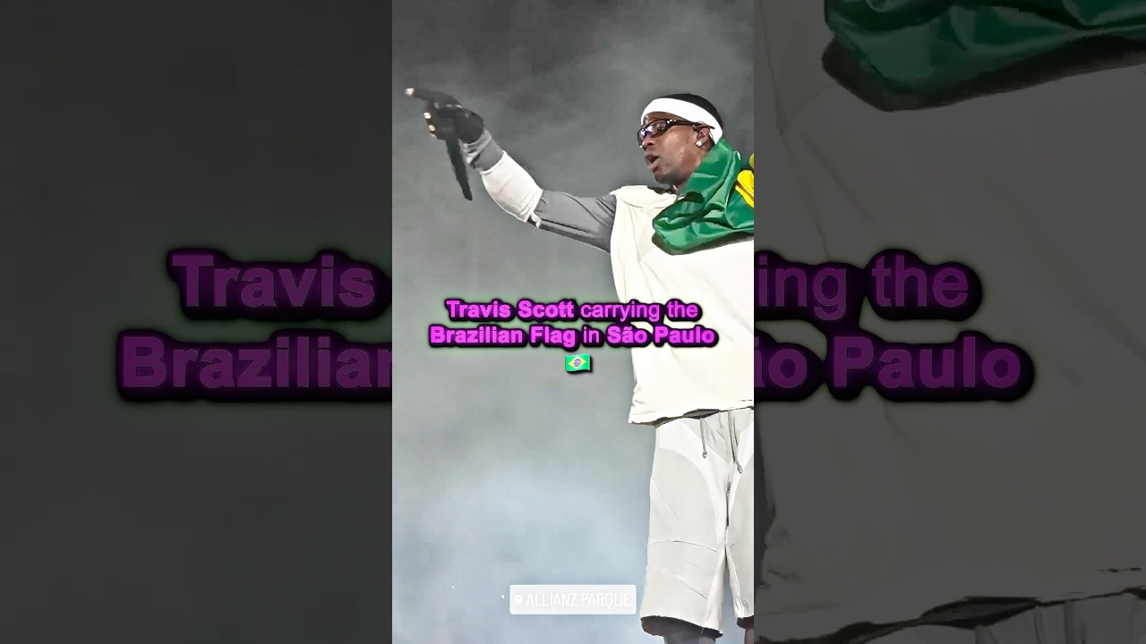 Travis Scott showing LOVE to Brazil! ❤️