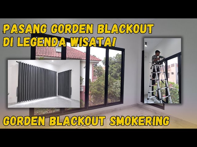 Transformasi Ruangan! Pasang Gorden Abu Blackout Smorking di Legenda Wisata