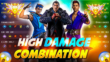 High Damage Combination | br rank best character combination | best character skill for br rank