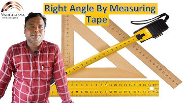 How to Measure Right Angle on Site || Gunia Kaise Nikale | Right Angle banane ka tarika | गुनिया