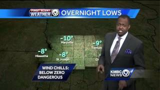 Sub-zero temperatures possible for Tues. morning