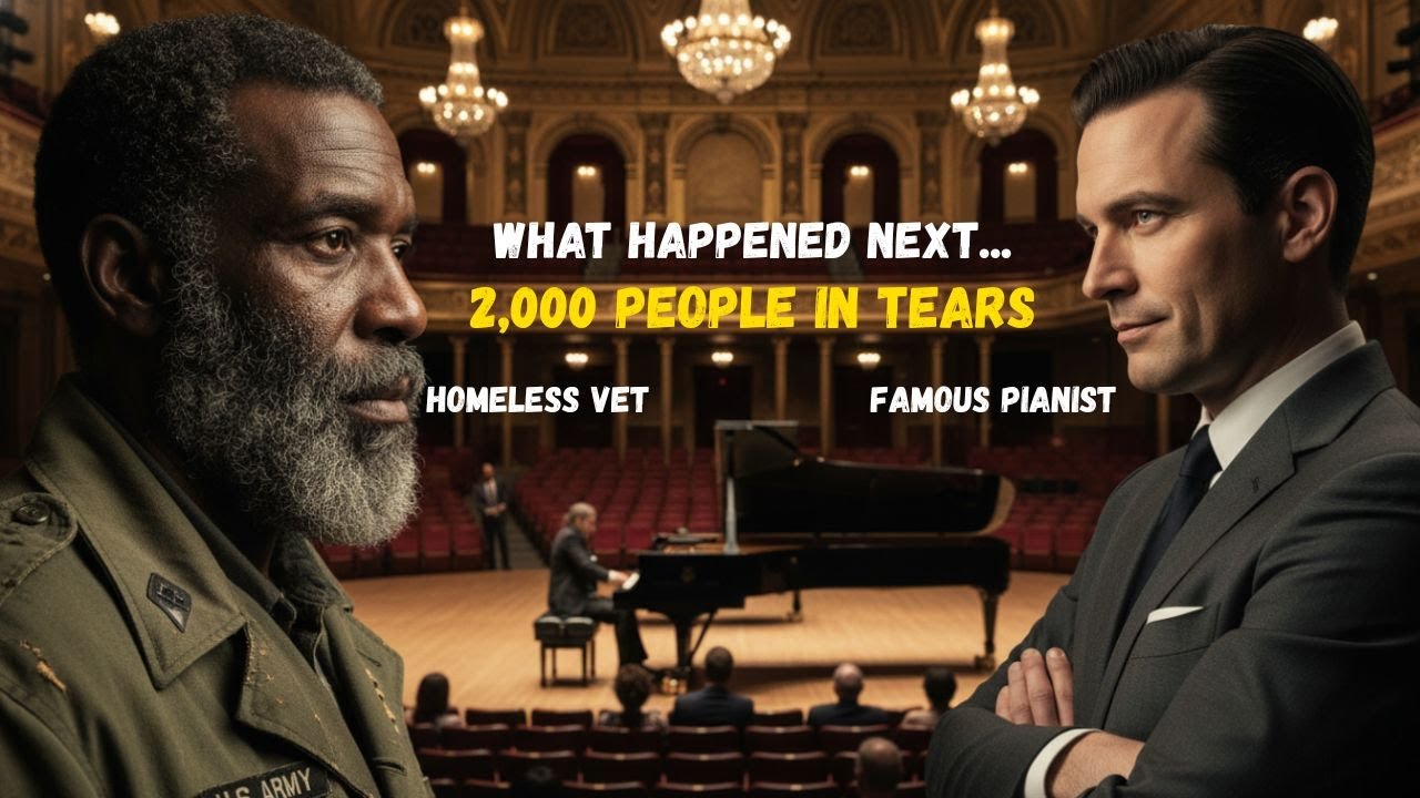 Pianist Mocked A Homeless Veteran On Stage. What Happened Next Left 2,000 People In Tears