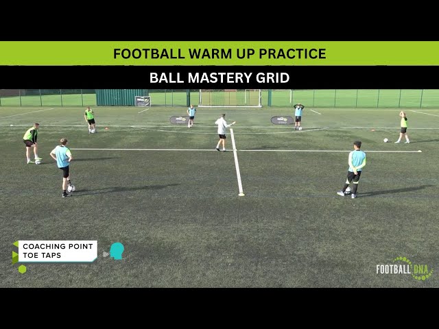 Ball Mastery Drill | Football Coaching Drills class=