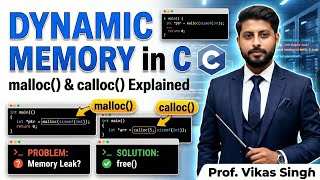 77. Understanding Dynamic Memory Allocation in C: Exploring malloc() and calloc() with Examples