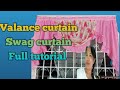 CURTAIN design, Paano gumawa ng simpleng kurtina, how to  cut and sew valance  lagring Fajilago