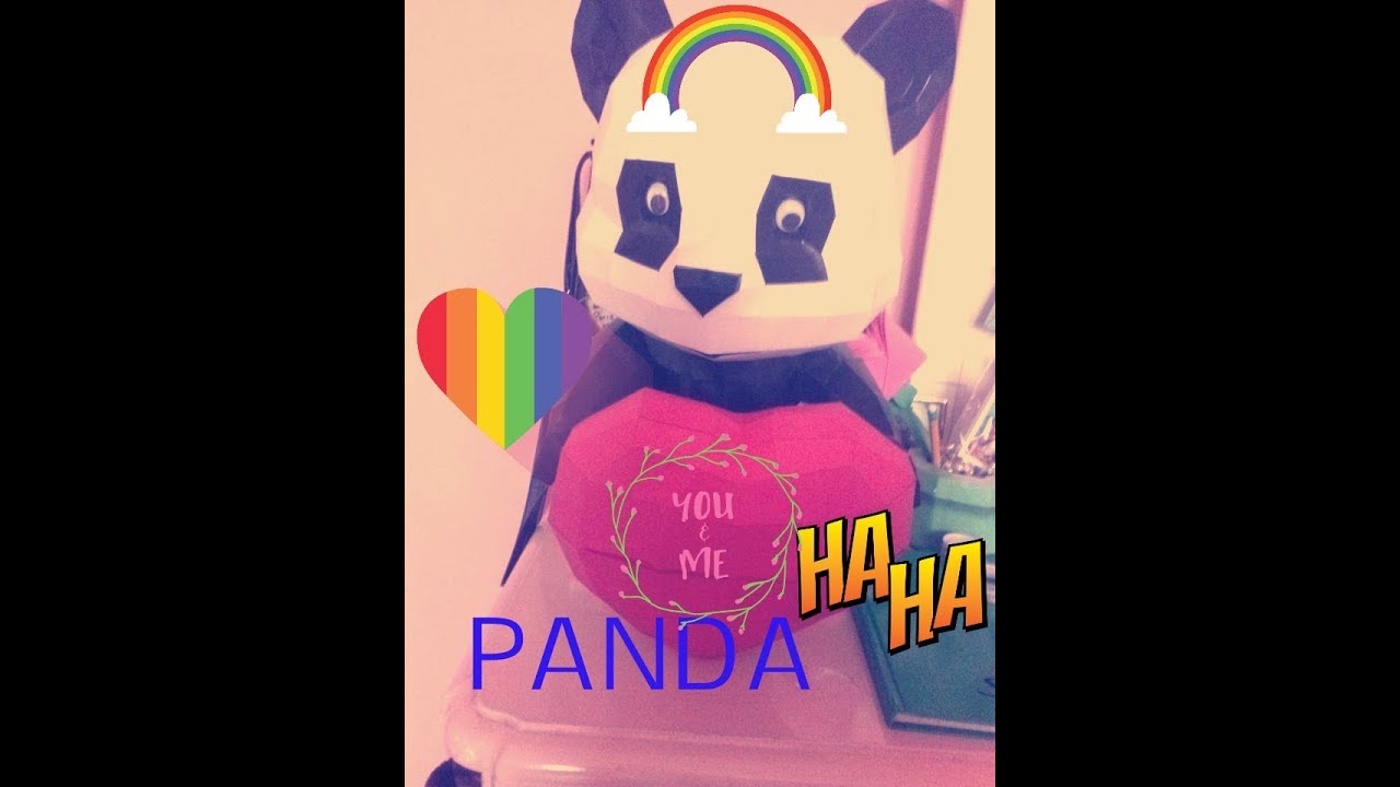 OSITOS PANDA DE PAPEL INCREÍBLES!!! defensa y justicia