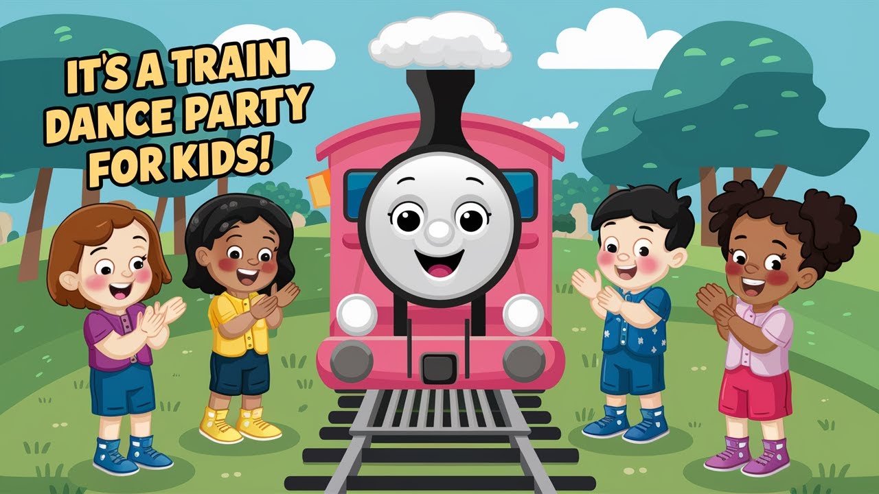 The Train Song for Kids: Clap & Sing to Chug-A-Chug-A Choo Choo | Fun ...