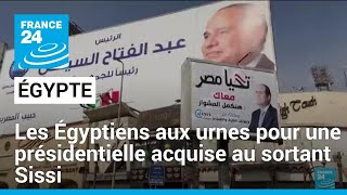 Les Égyptiens aux urnes pour une présidentielle acquise au sortant Abdel Fattah al-Sissi