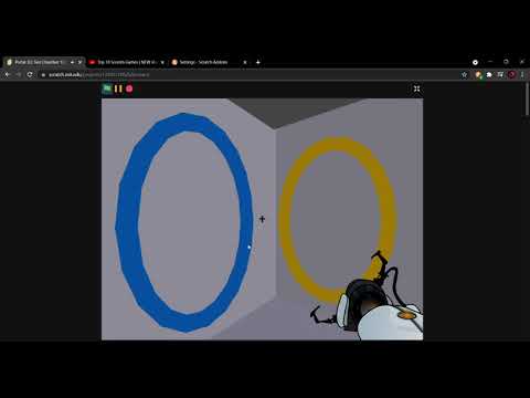 I played 3D Portal IN SCRATCH
