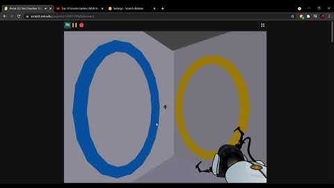 I played 3D Portal IN SCRATCH
