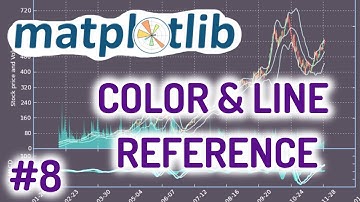 Python Matplotlib Tutorial #8 for Beginners - Color & Line References
