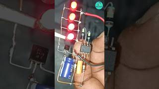 Heart Beating LED circuit | Breathing LED | Electronics projects #shorts #trendingshorts #circuit