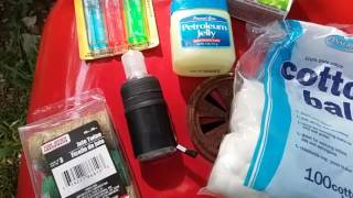 Dollar Store Fire Kit - Items from a Dollar Tree to Help Build a Fire Kit for Preppers & Survivalist