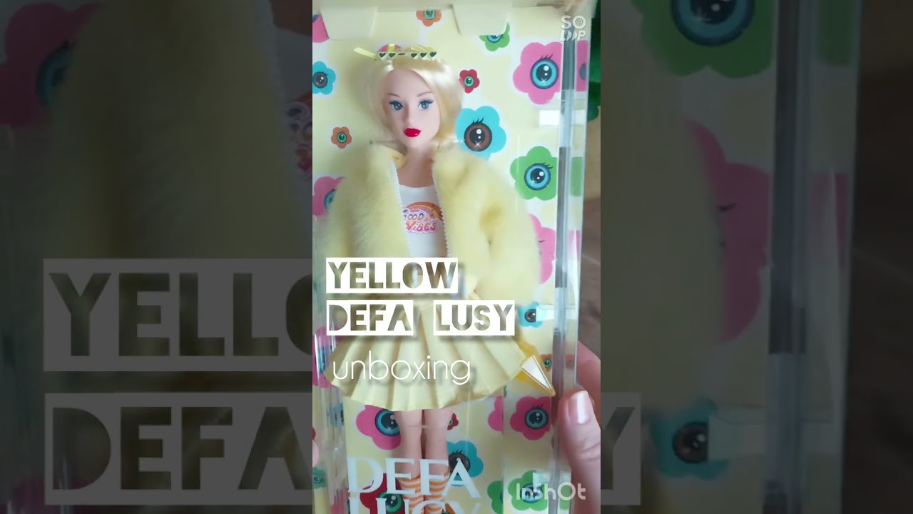 YELLOW DEFA LUCY | ASMR Doll Unboxing |  Розпаковка ляльки Дефа#dollunboxing #asmr #barbiedoll