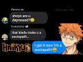 Hinata lyric pranks the gc ||sad by burnham|| (100 subs special kind of)