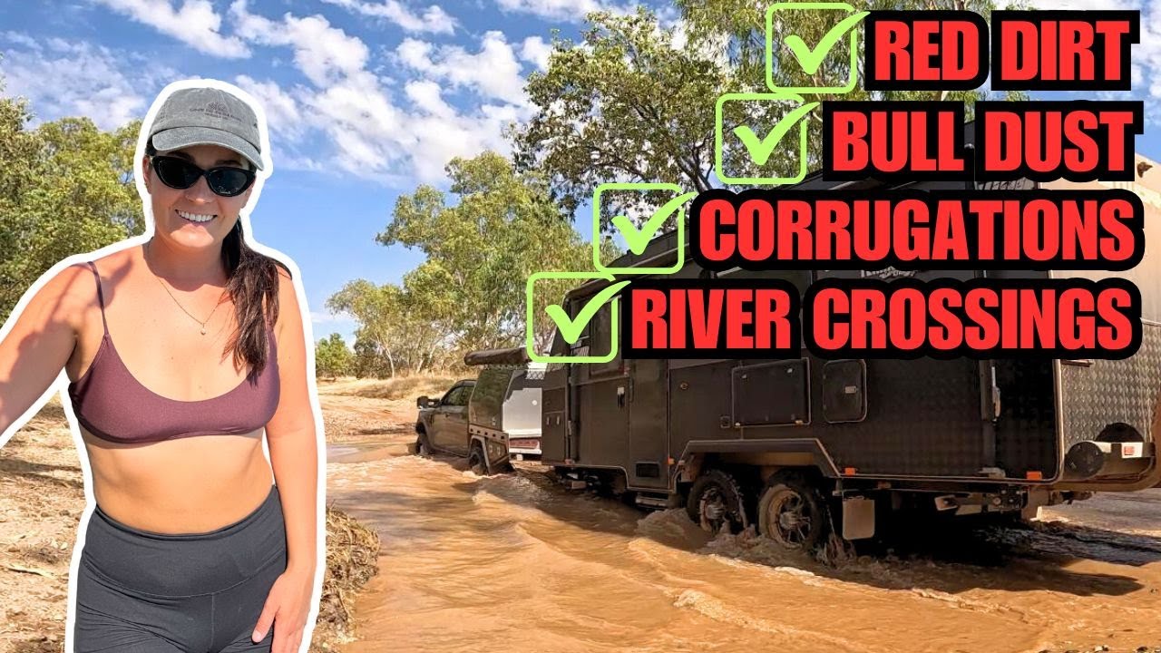 OUTBACK TRACK leading to PARADISE | Lawn Hill, SAVANNAH WAY, Caravan Travel Couple 