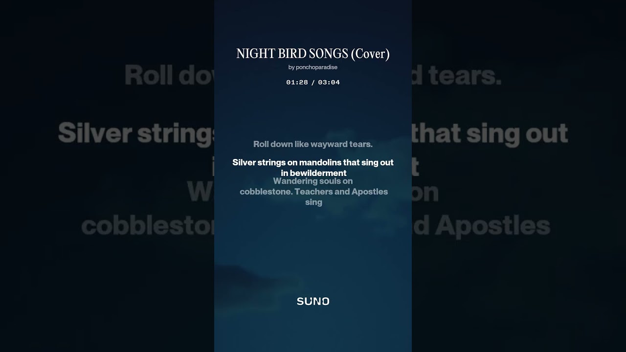 Night Bird Songs (Cover)