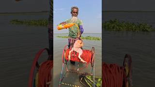 Amazing fish catching idea in muddy water 36 #fishing #viral