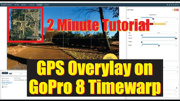 2 Min - How to Add GPS Data using Telemetry Overlay program to GoPro TimeWarp Video