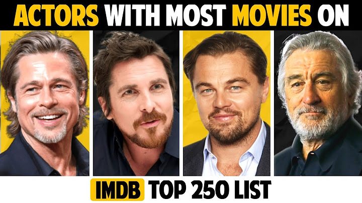 Actor with most films in imdb top 250