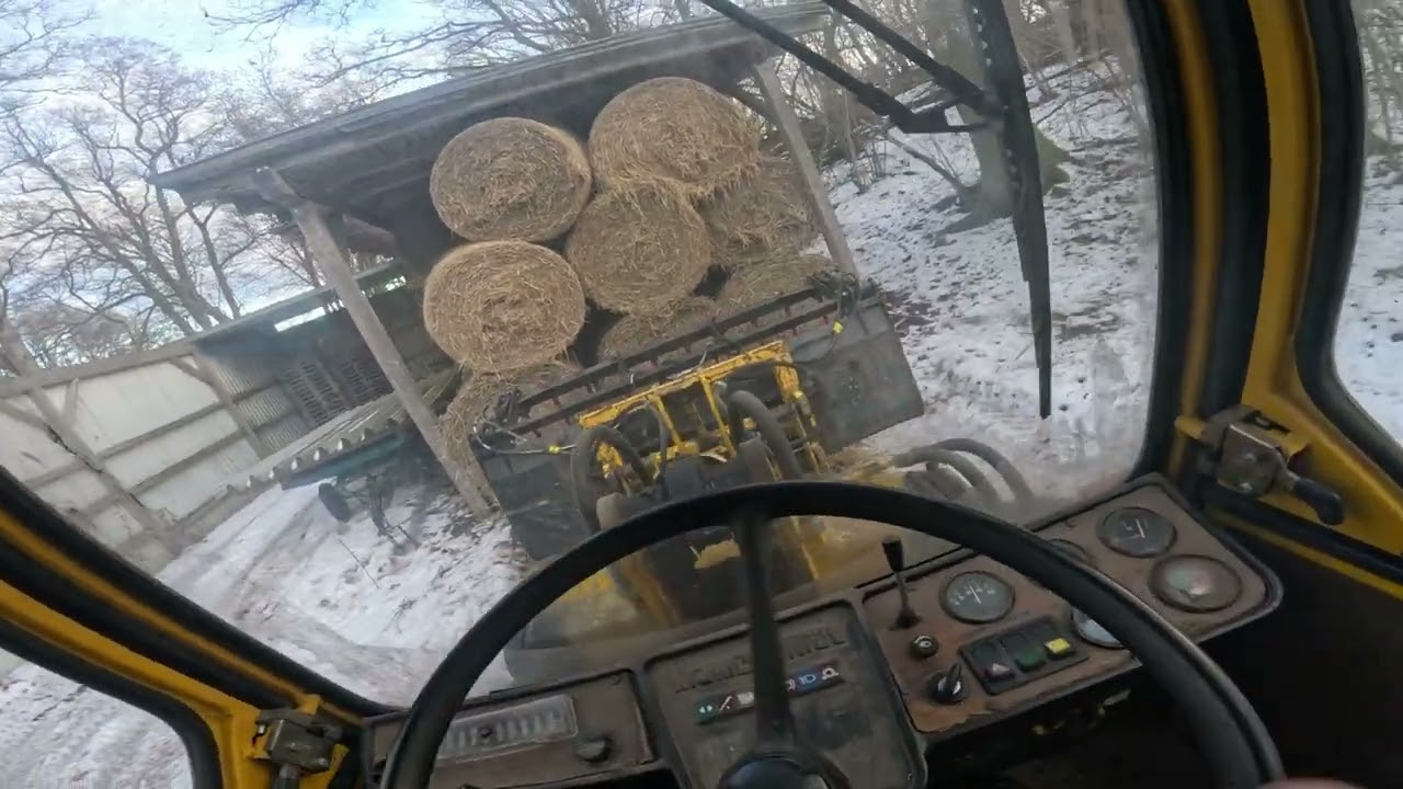 FarmVlog#19 |Tägliche Stall arbeit| Miststreuen mit John deere 6150R und Kramer 312SL