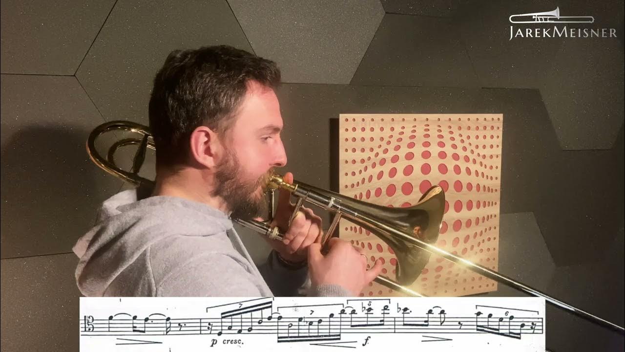 Marcel Bitsch Etude no. 9/ Jarek Meisner / Trombone YouTube