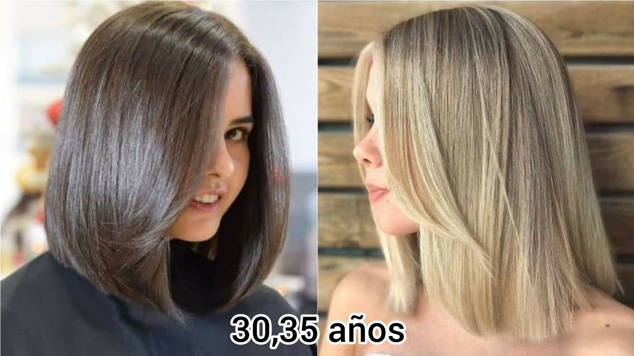 CORTES de PELO para MUJER de 30+35 AÑOS y MÁS / CORTES que REJUVENECEN, image size:1280x720