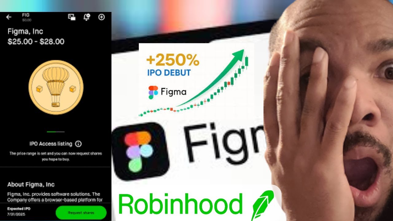 Robinhood Gave You Figma at $33… It Hit $122 in a Day 😱 - YouTube