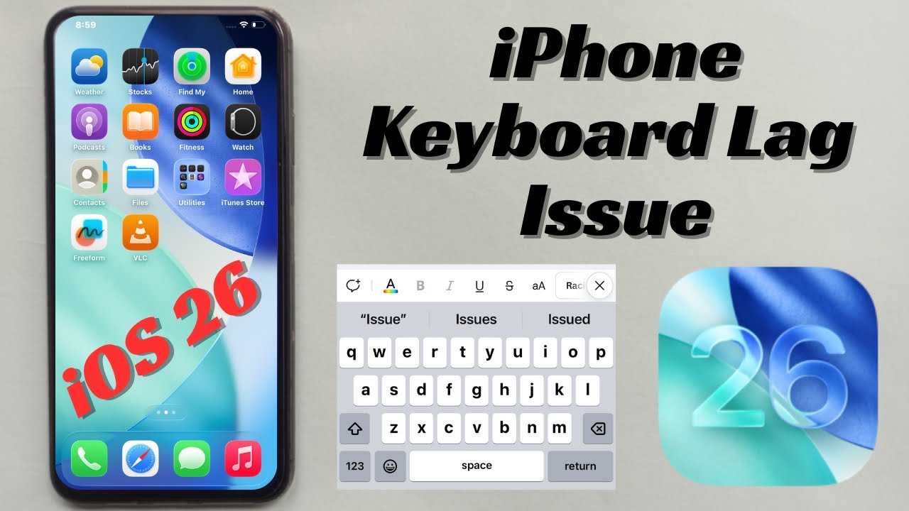 How to Fix Keyboard Lag Issue After iOS 26 Update.