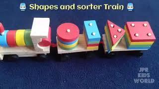 "Shapes and Sorter Train"  -  JPR kids world