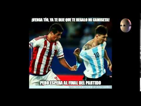 Memes Del Partido Argentina Vs Paraguay Copa America Chile 2015 Youtube