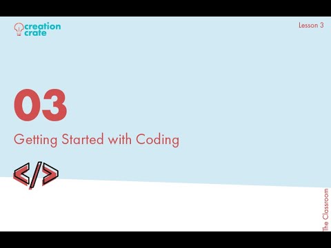 Lesson 3: Getting Started With Coding - YouTube