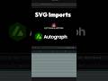 Import &amp; Edit SVGs in Autograph (Fast!) #autograph #mograph #motiongraphics #animation #tutorial