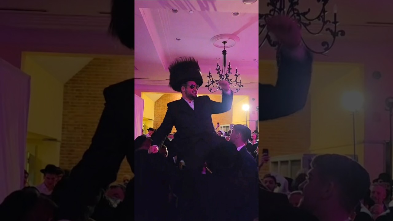 Chasuna dancing and mitzvah tanz at Eli Weber’s chasuna